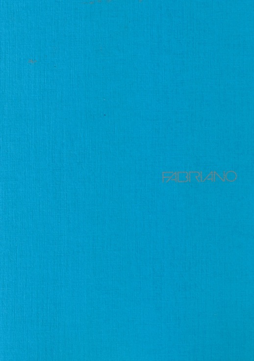 FABRIANO EcoQua Plain Notebook A5 Blue