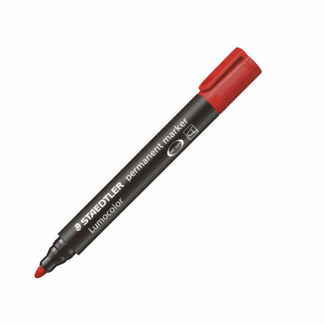 Lumocolor red bullet marker