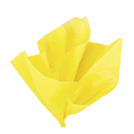tissue paper yellow
