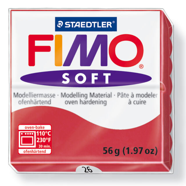 Fimo 57g cherry red