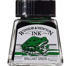 w&n ink brilliant green