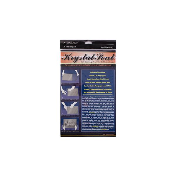 A4+ Krystal Seal Sleeves, pack of 25