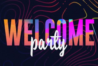 welcome party poster