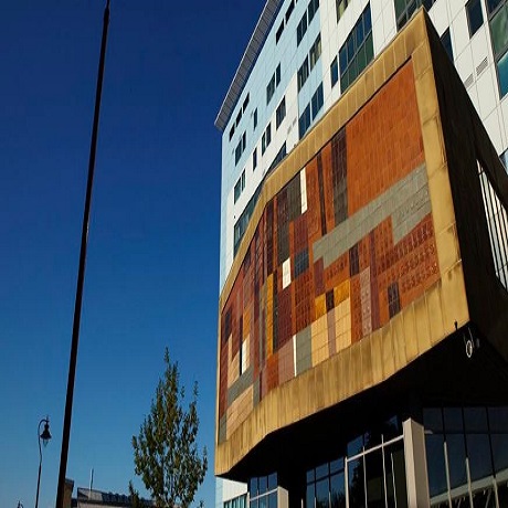 The front of Richmond building on a sunny day