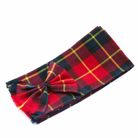 Rosette Tartan Sash