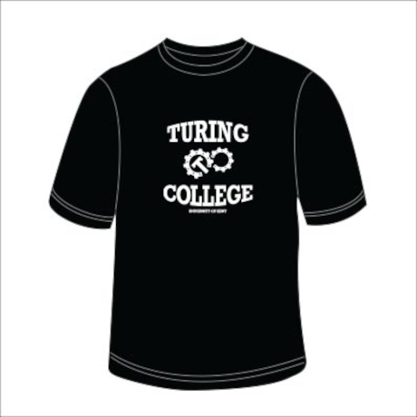 Turing College Black Crewneck T-Shirt