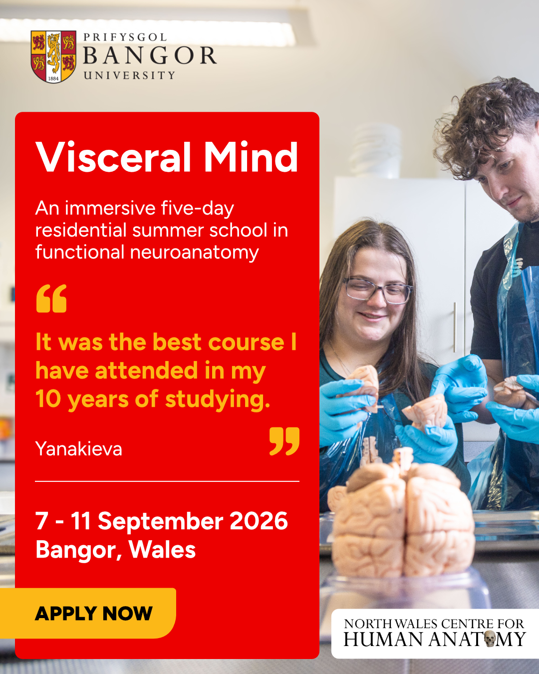 Visceral Mind: Functional Neuroanatomy Summer School