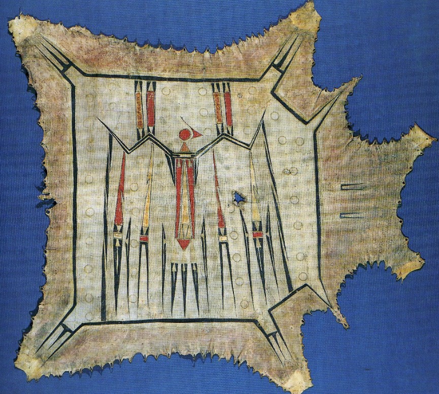 Abstract Thunderbird Motif on Hide