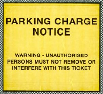 Parking notice