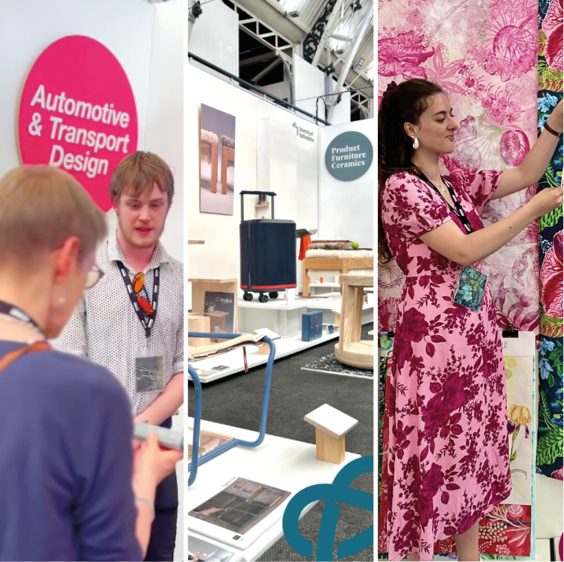 Designers from University of Staffs and their creations