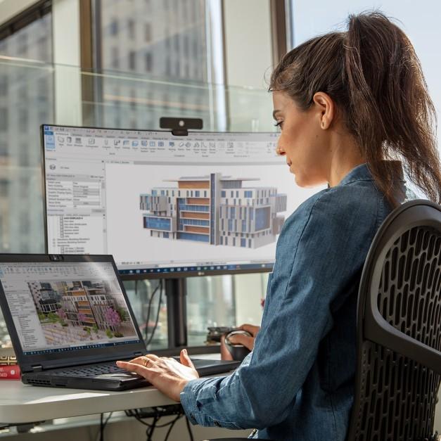 An architectural professional using Dynamo
