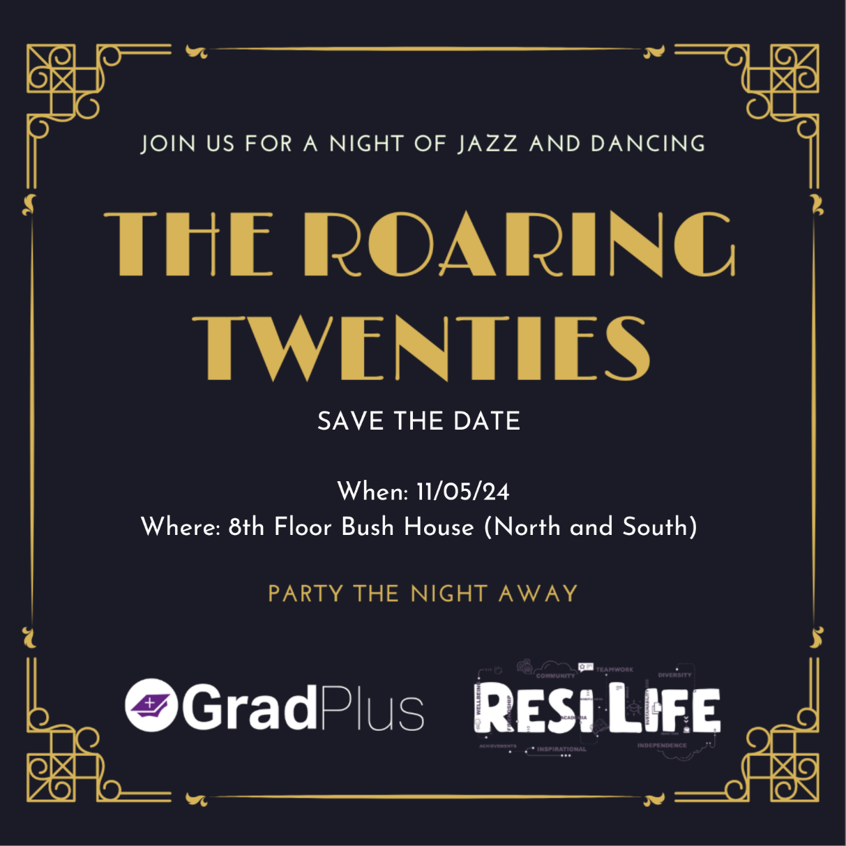 Residence Roaring 20s Gala Poster