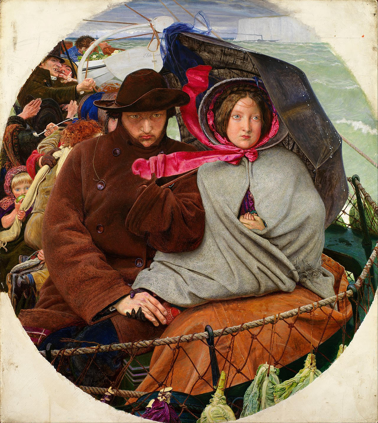 Image: The Last of England, Ford Madox Brown, 1855