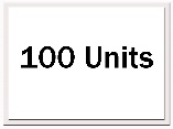 100 units