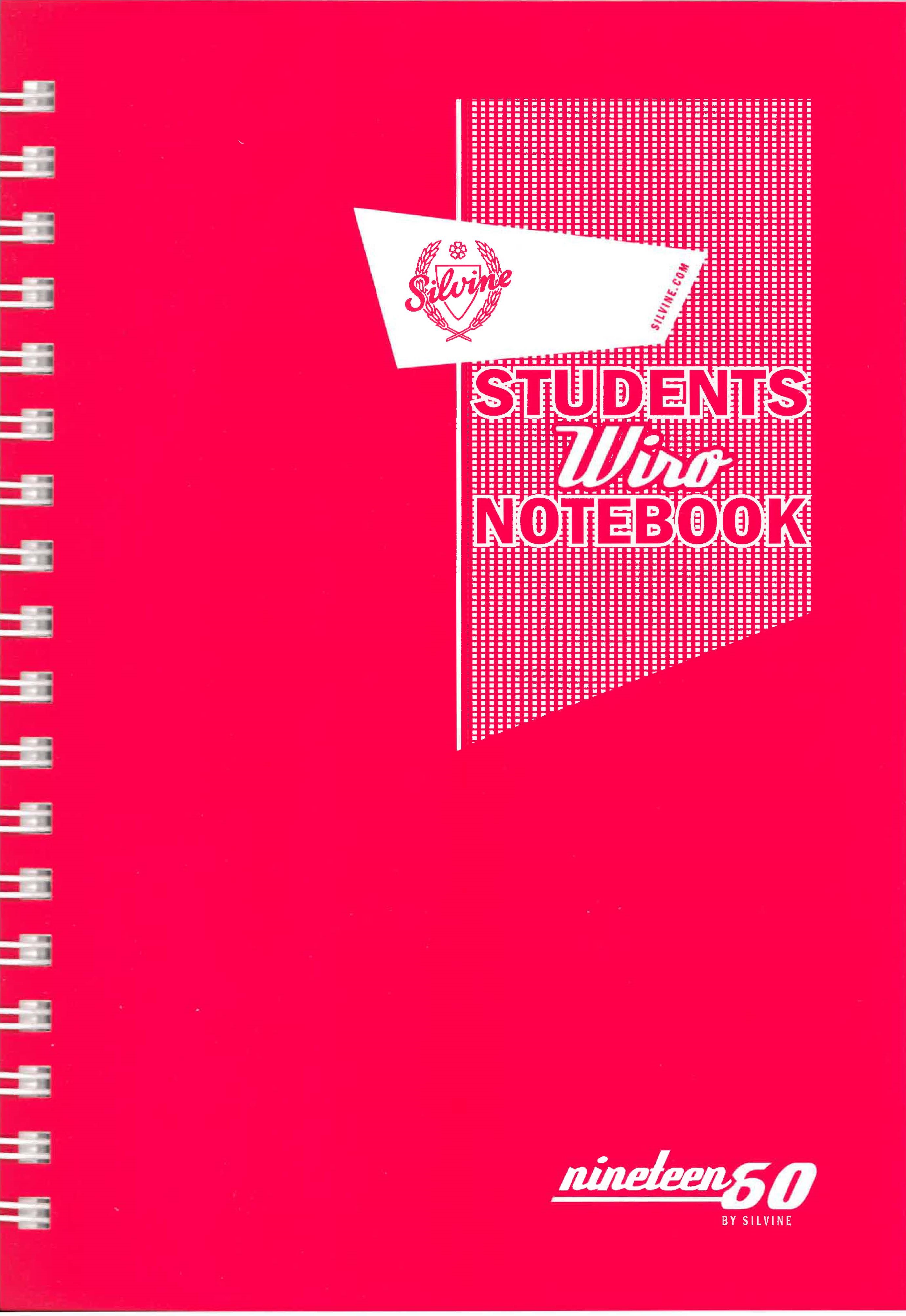 Spiral Bound Lined Notebook (Silvine)