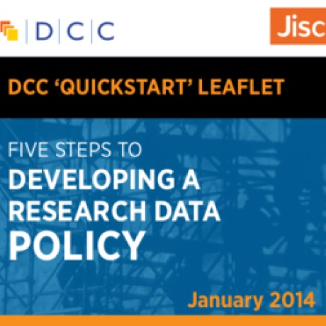 Five Steps to Developing a Research Data Policy