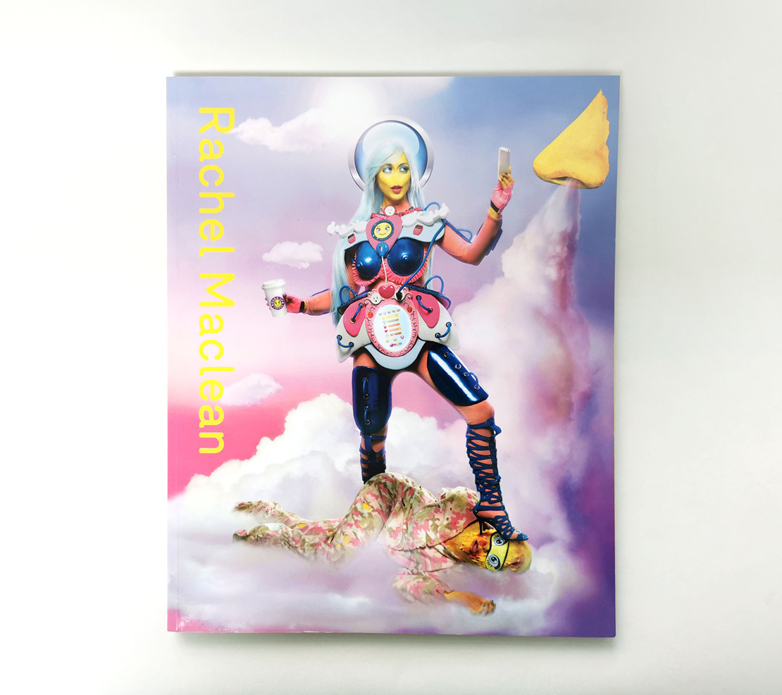 Front cover of Rachel Maclean's exhibition catalogue