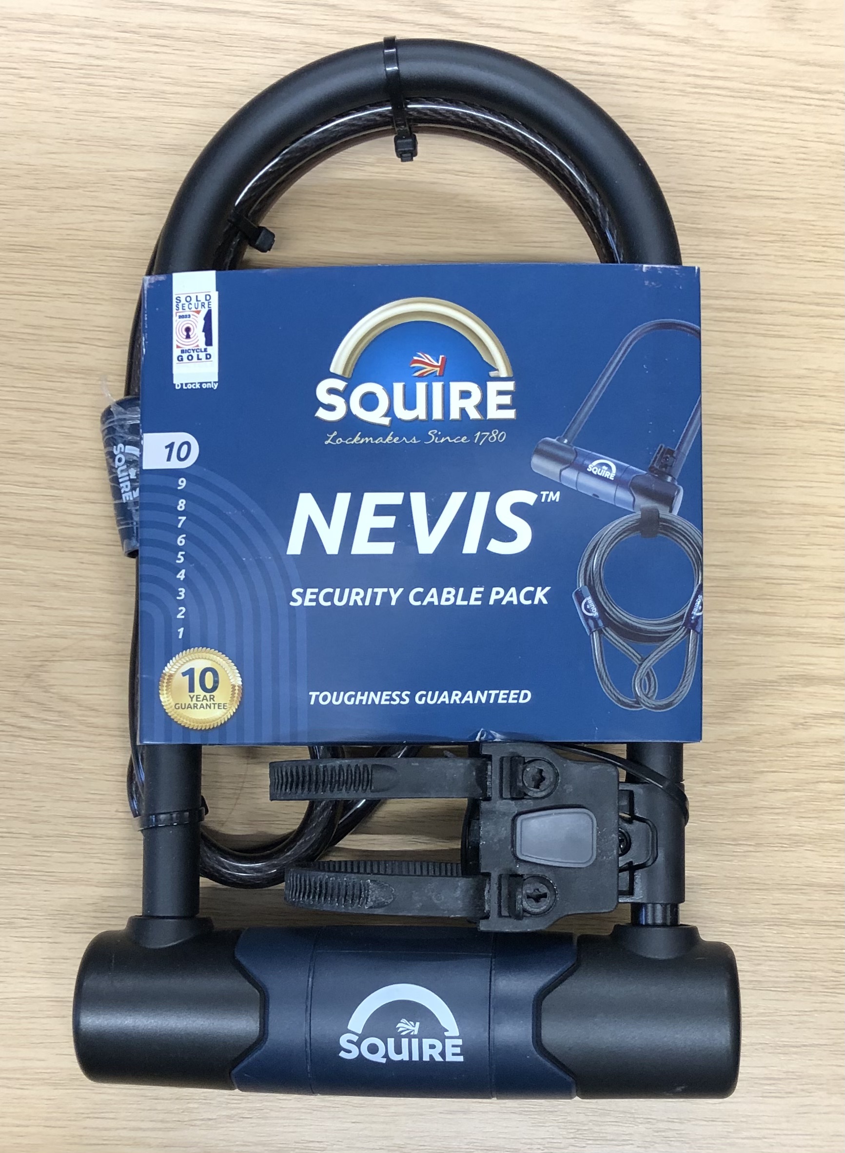 Squire Nevis Gold Bike D-Lock