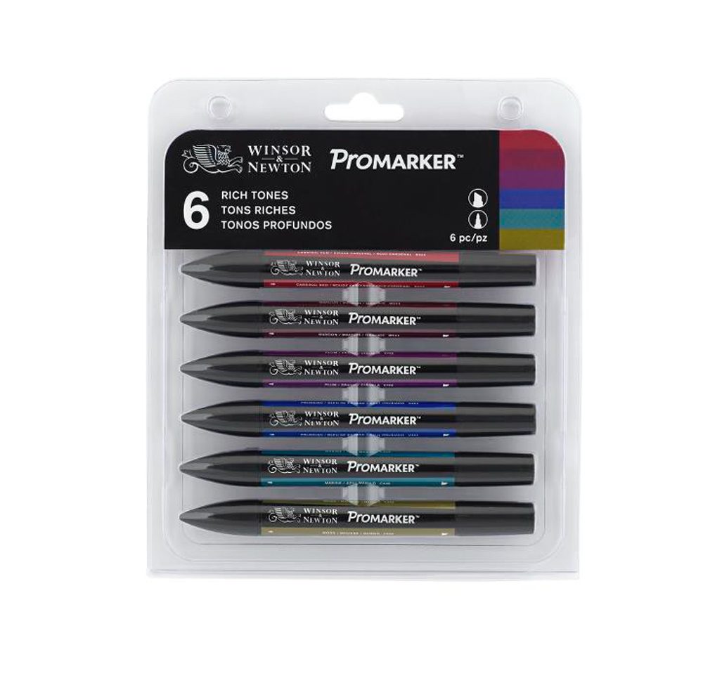 Promarkers Rich tones set of 6