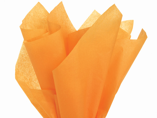 tissue paper tangerine