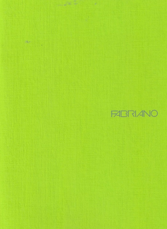 FABRIANO EcoQua Plain Notebook A5 Lime