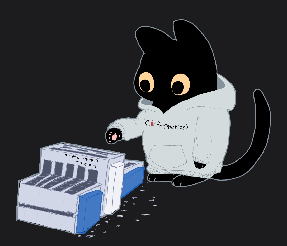 Informatics School 'Cat' Hoodie 2526