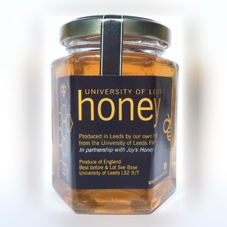 A jar of the Wildflower Summer Runny Honey