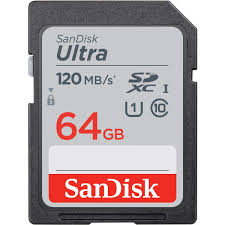 Sandisk 64GB memory card