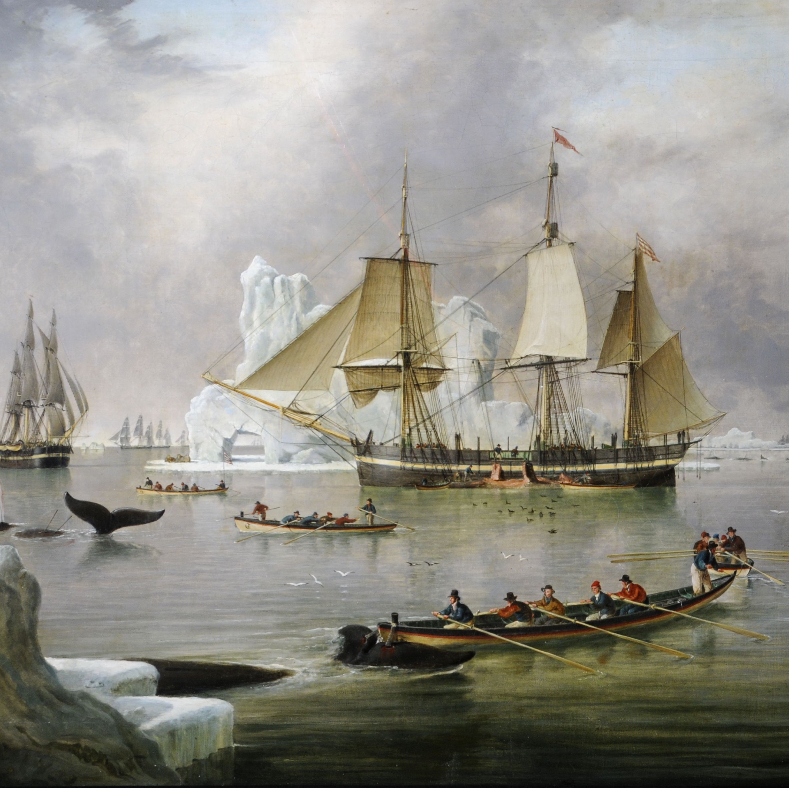 John Ward, William Lee in the Arctic, oil on canvas, Hull Maritime Museum KINCM:2007.1439