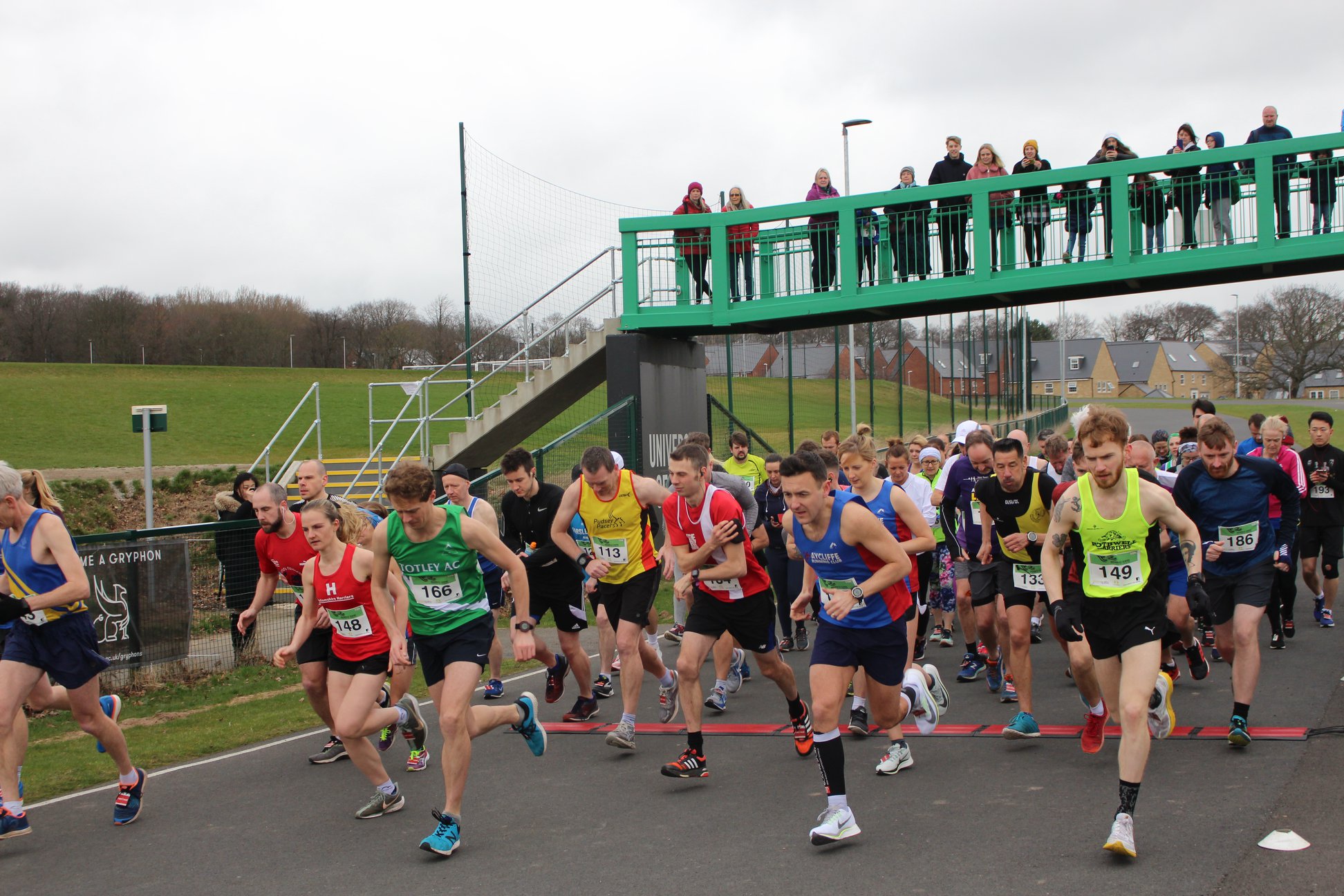 Runners at the Brownlee Centre