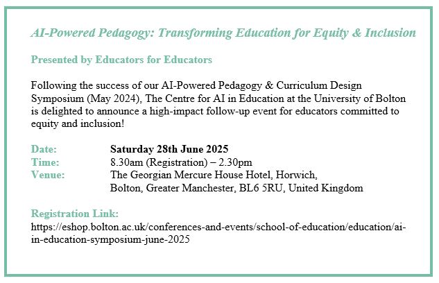 AI in Education International Symposium