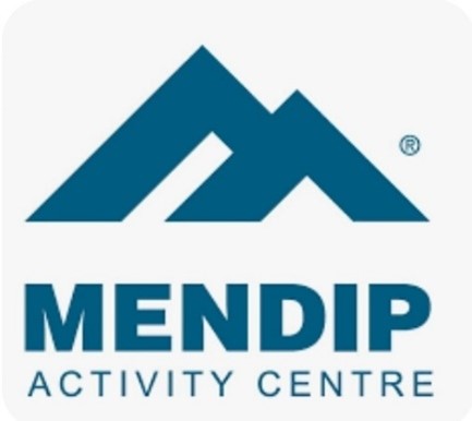 Mendip活动中心的颜色徽标