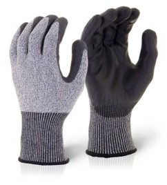 Pair of safety gloves