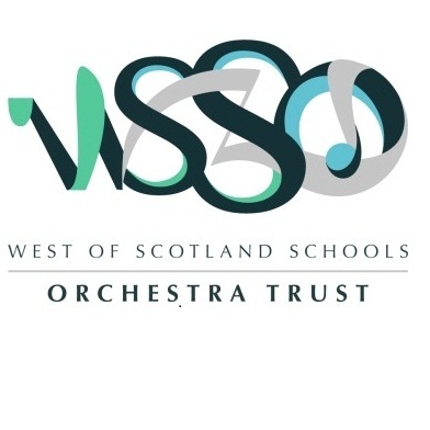 WSSO logo with West of Scotland Schools Orchestra Trust text