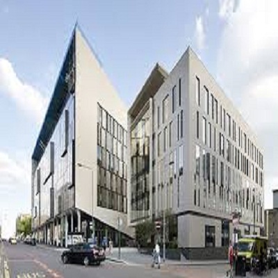 University of Strathclyde TIC building with sky background