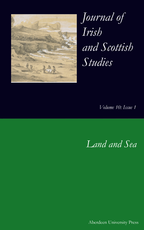 cover of Journal of Irish and Scottish Studies volume 10.1