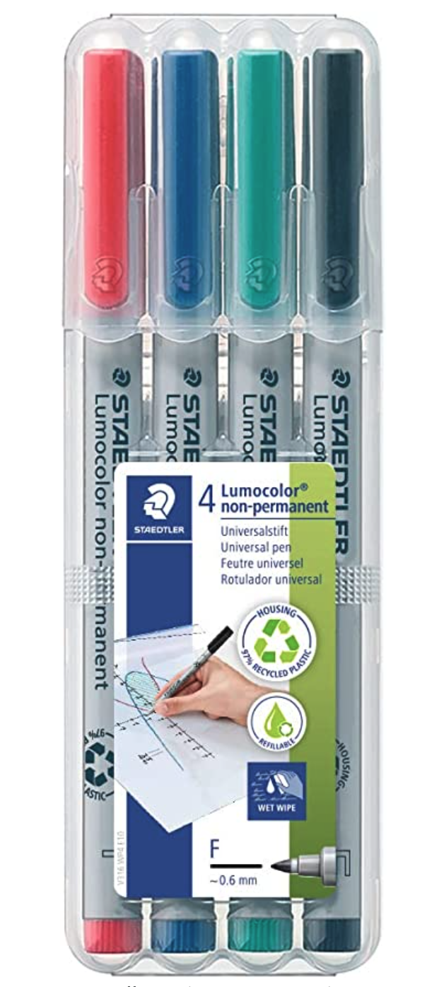 Staedtler Lumocolor Pens (Pack of 4)