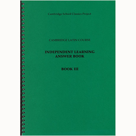 Book III Independent Learning Manual Answers