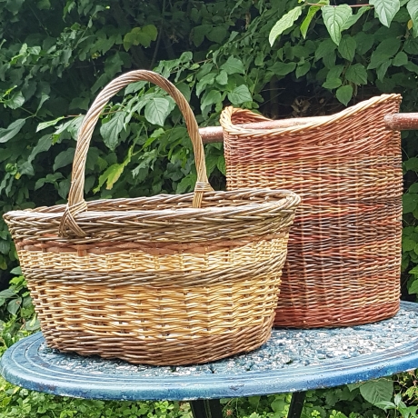 Round and oval baskets