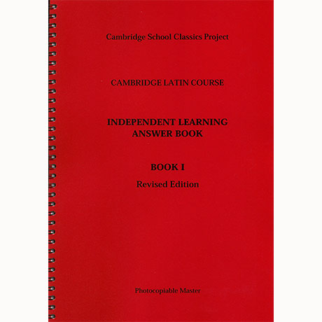 Book I Independent Learning Manual Answers