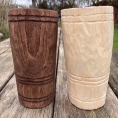 Beginners' tankard carving