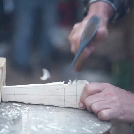 Beginners spoon carving