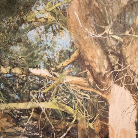 Oil painting en plein air