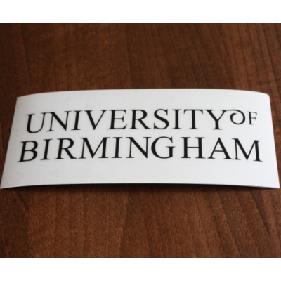 University Logo Window Sticker
