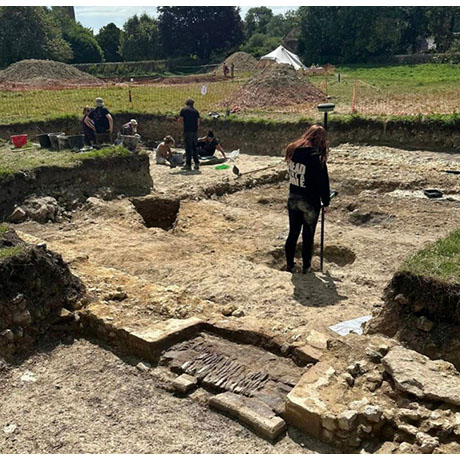 Cerne Abbey Excavation