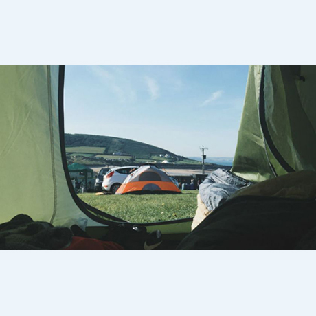 Camping at Silverstone