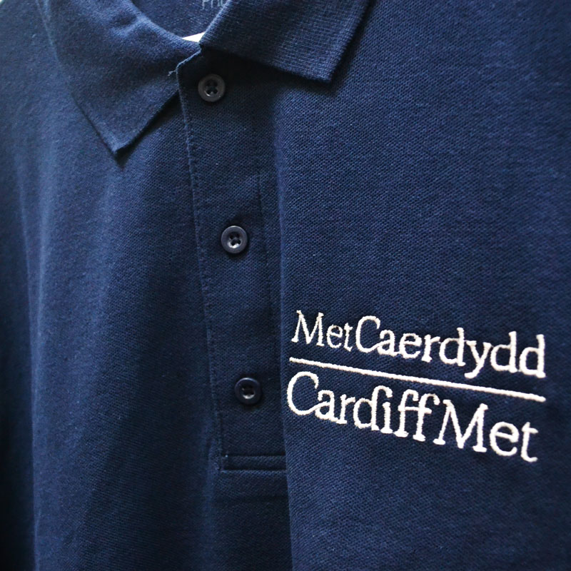 Cardiff Metropolitan Bilingual Polo-Shirt