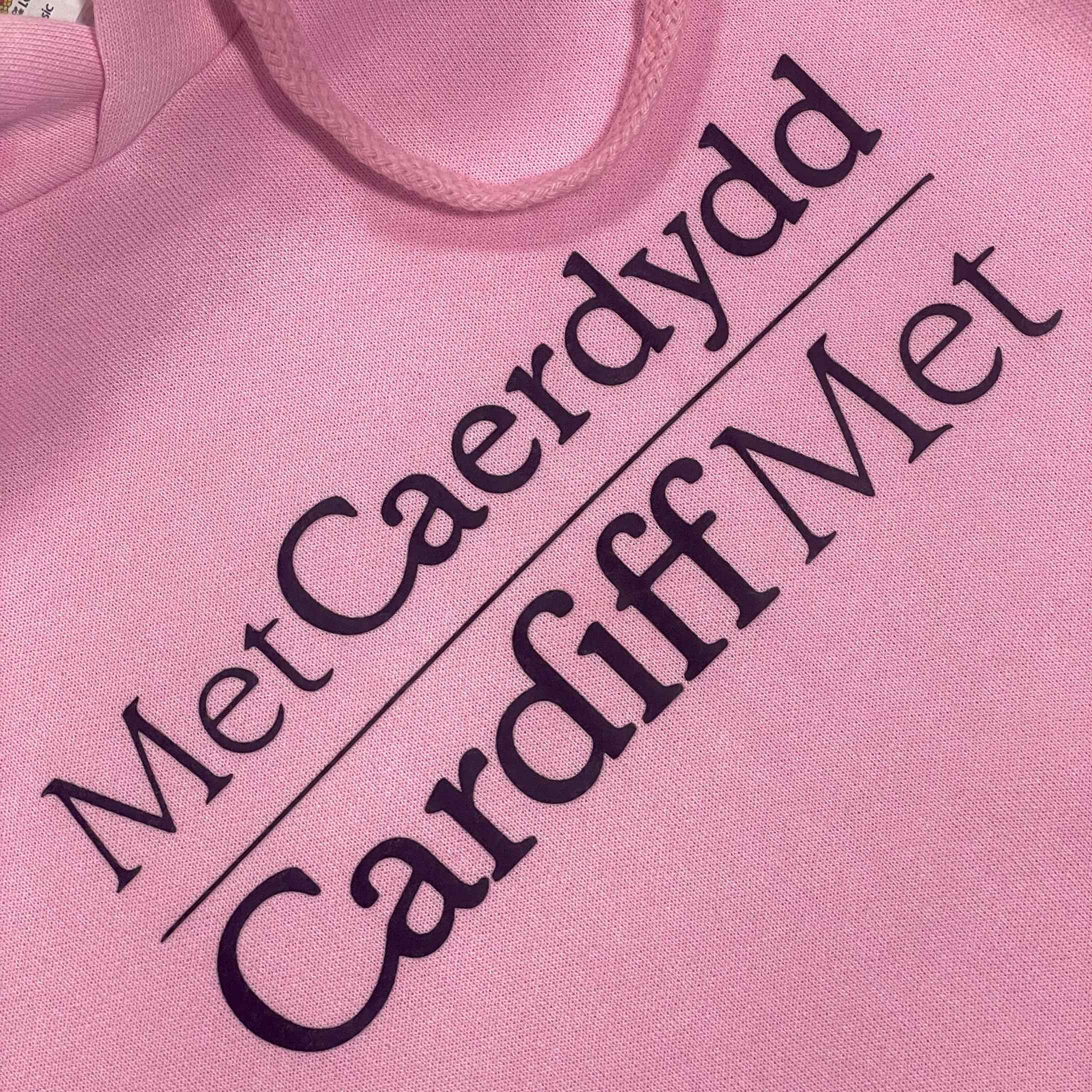 Cardiff Met Hoodie - Pink