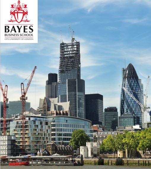 London image with Bayes logo.