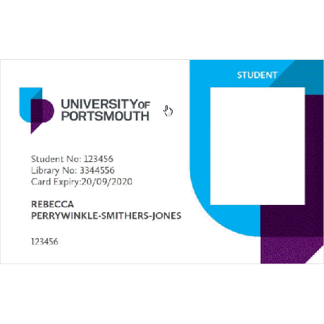 Replacement Student University Card